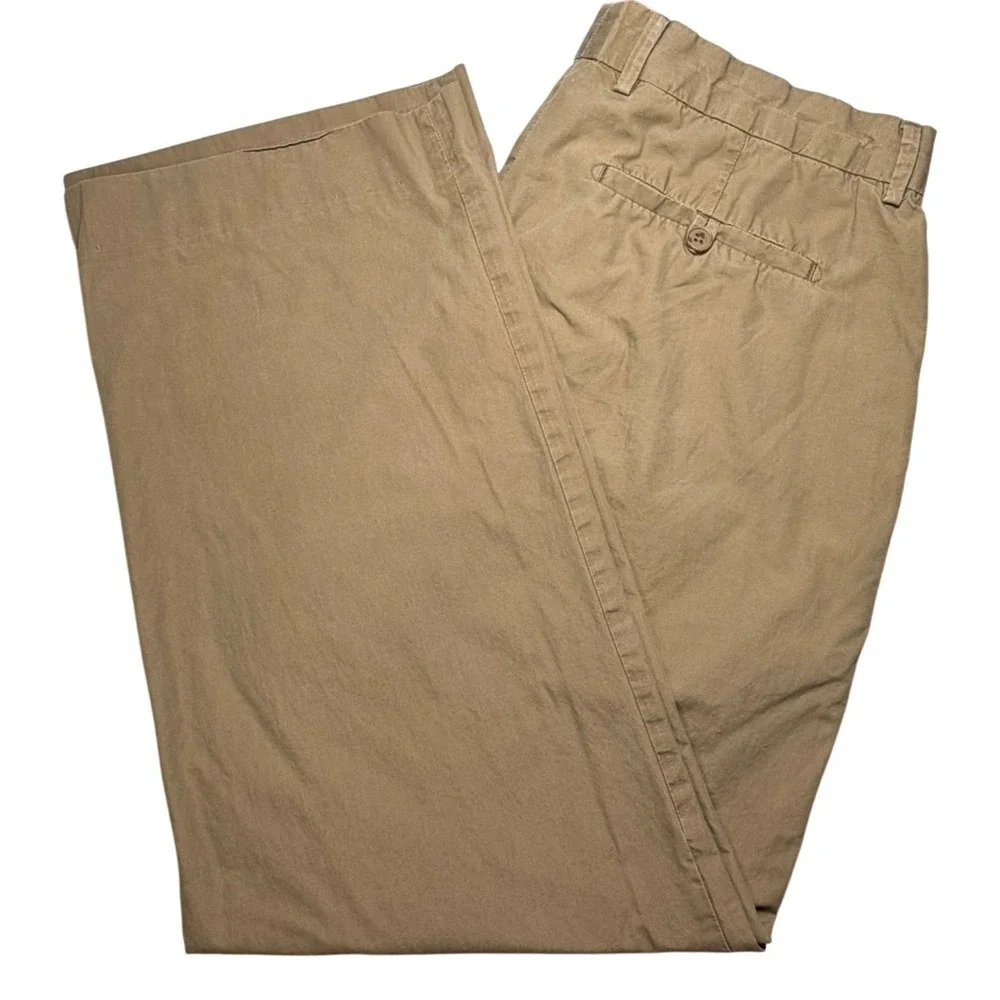 Banana Republic Chinos Mens 38/32 Khaki Straight Leg Cotton Pants